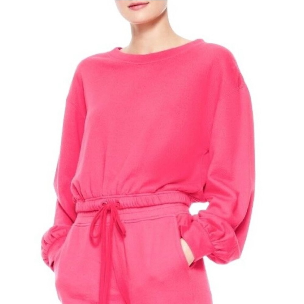 Pink Cozy Sweatshirt and Sweatpants set